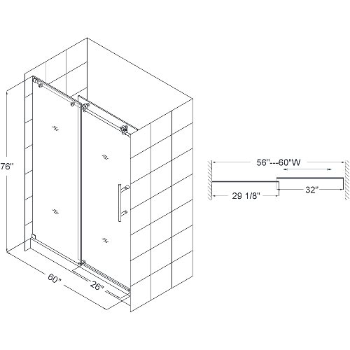 Dimensions For 60" Door Dimensions For 60" Door