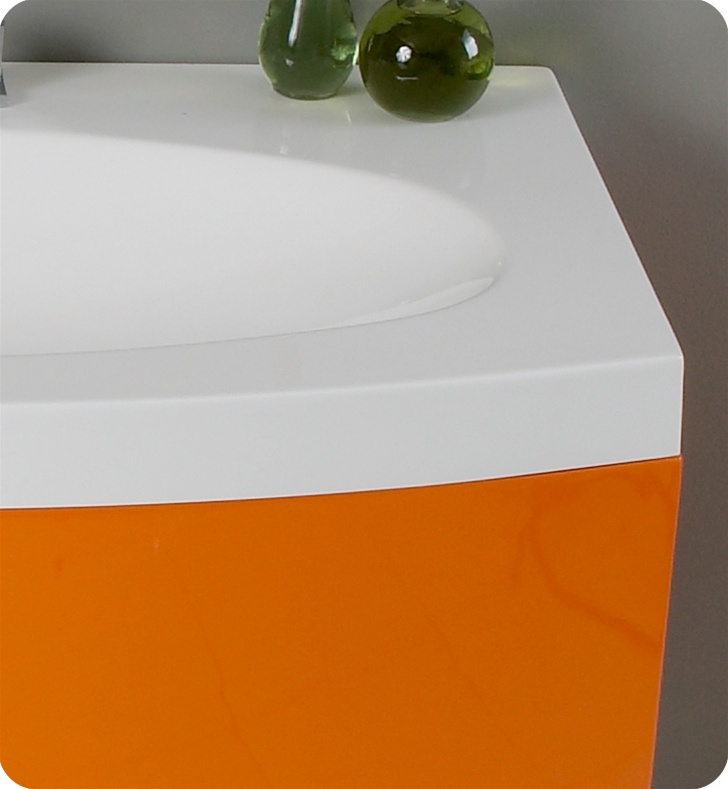 Energia White Modern Bathroom Vanity 36" energia single bath vanity - orange - bathgems Energia White Modern Bathroom Vanity 36" energia single bath vanity - orange - bathgems