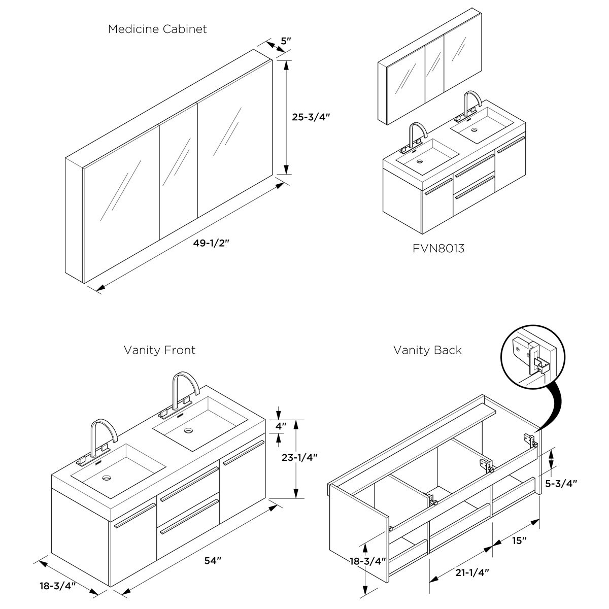  Double Sink Cabinet Dimensions for Small Space