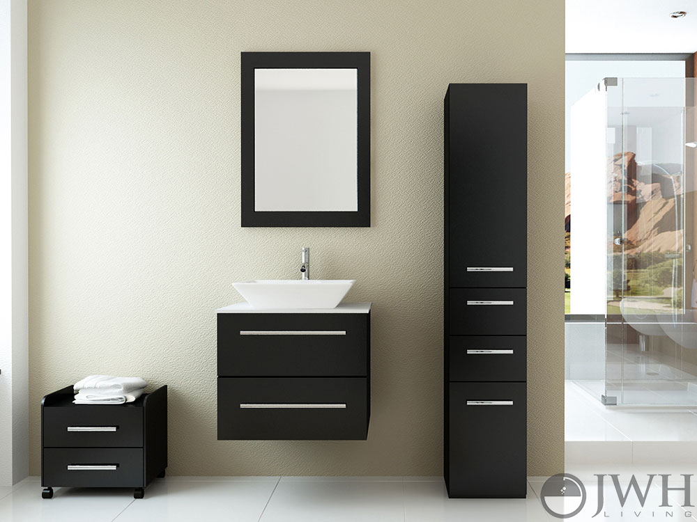 24 Bathroom Vanity Clearance 24" carina single bathroom vanity - espresso - bathgems 24 Bathroom Vanity Clearance 24" carina single bathroom vanity - espresso - bathgems