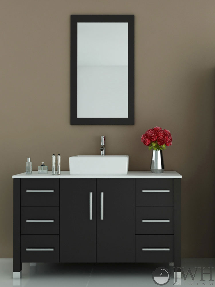 Grand Crater Single Bathroom Vanity, 47 Bathroom Vanity Sink Cabinet