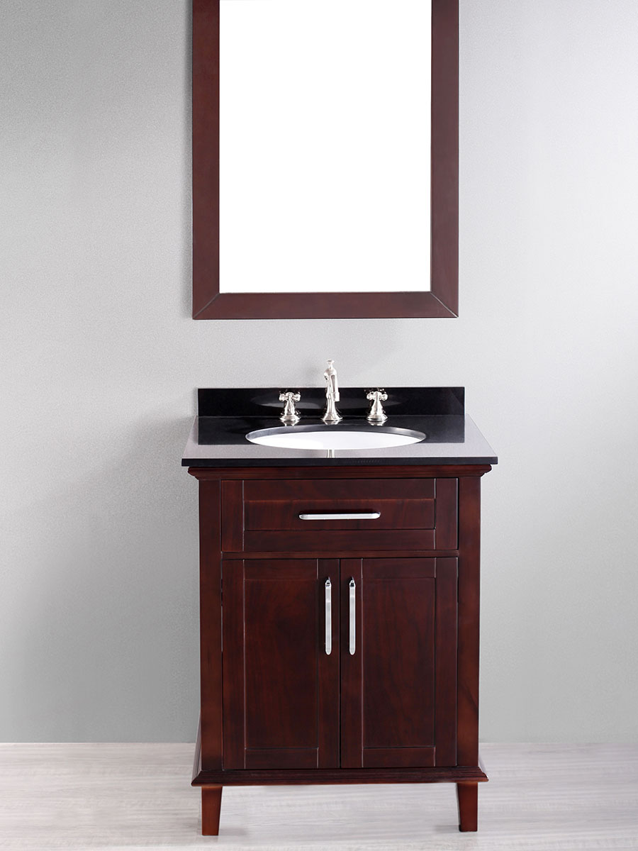 26" Isabela Single Bath Vanity With Mirror 26" Isabela Single Bath Vanity With Mirror