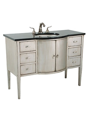 47" Sterling Bowfront Single Bath Vanity