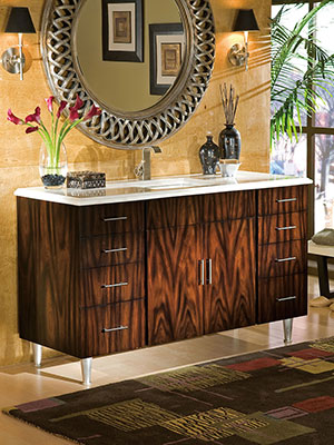 60" Moderne Single Bath Vanity