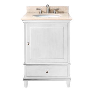 25" Cesarina Single Bath Vanity - White 25" Cesarina Single Bath Vanity - White