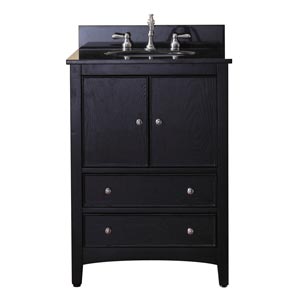 25" Lorenzo Single Bath Vanity - Ebony