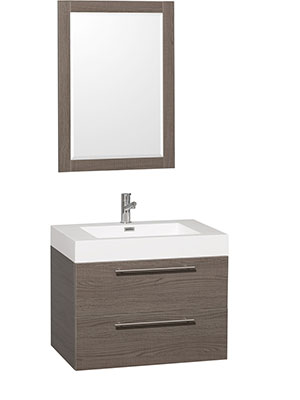 29" Amare Single Bath Vanity - Grey Oak 29" Amare Single Bath Vanity - Grey Oak