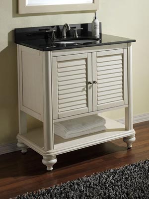31" Treviso Single Bath Vanity - Antique White
