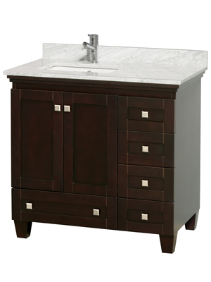 36" Acclaim Single Bath Vanity - Espresso