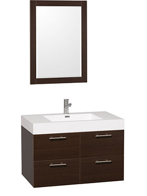 35" Amare Single Bath Vanity - Espresso