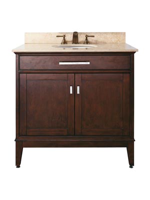 37" Marciana Single Bath Vanity - Light Espresso 37" Marciana Single Bath Vanity - Light Espresso