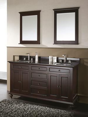 60" Alessano Double Sink Vanity