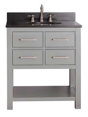 31" Begonia Single Bath Vanity - Chilled Gray 31" Begonia Single Bath Vanity - Chilled Gray