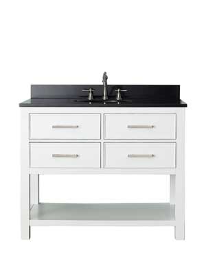 43" Begonia Single Bath Vanity - White