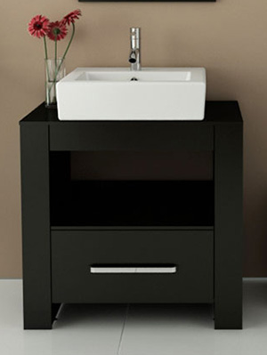 31 5 Libra Modern Single Bath Vanity Bathgems 31 5 Libra Single Vessel Sink Vanity