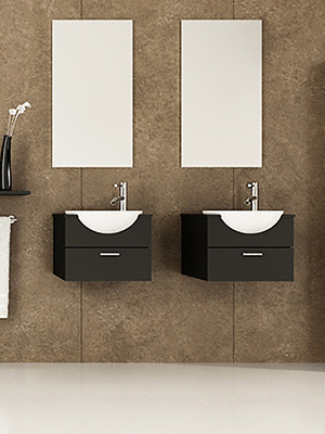 42 Mira Double Bathroom Vanity Espresso Bathgems Com