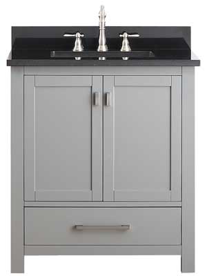 31" Toscana Single Bath Vanity - Chilled Gray 31" Toscana Single Bath Vanity - Chilled Gray