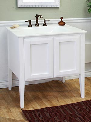 33.5" Alsace Single Bath Vanity - White
