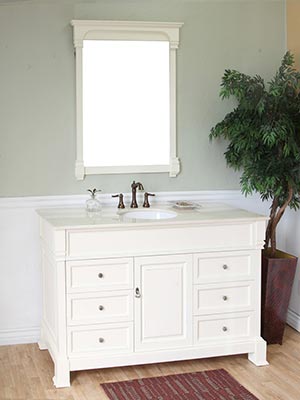 60" Helena Single Bath Vanity - Cream