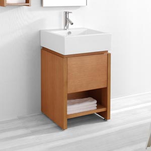 19.75" Curtice Single Bath Vanity - Chestnut