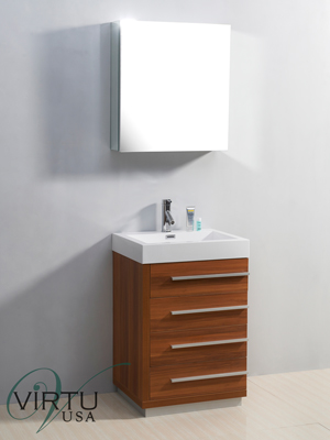 24" Bailey Single Bath Vanity - Plum