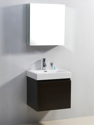 22.5" Zuri Single Bath Vanity - Wenge
