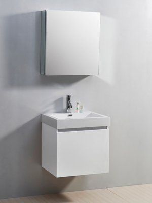 22.5" Zuri Single Bath Vanity - White 22.5" Zuri Single Bath Vanity - White