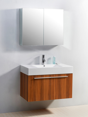 35.5" Midori Single Bath Vanity - Plum