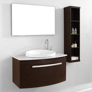 39.5" Anabelle Single Bath Vanity - Walnut