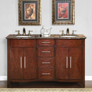 58" Alfano Double Sink Vanity