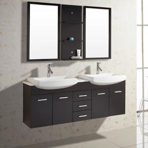 59" Ophelia Double Sink Vanity 59" Ophelia Double Sink Vanity