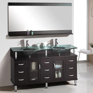 59.25" Vincente Rocco Double Sink Vanity