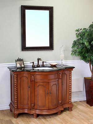 48" Whinfell Single Bath Vanity - Light Walnut