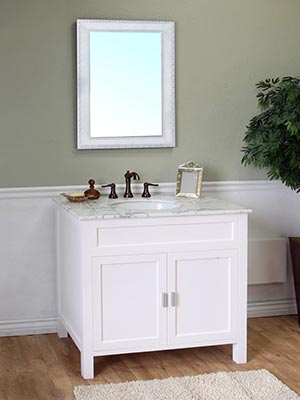 36" Maronea Single Bath Vanity - White