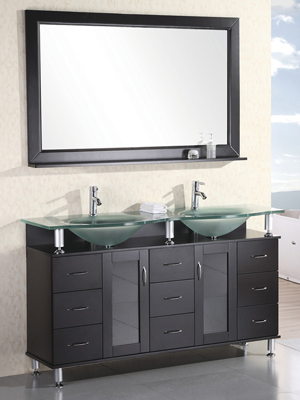 60" Huntington Double Sink Vanity