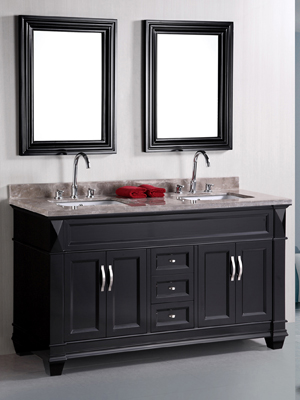 60" Hudson Double Sink Vanity