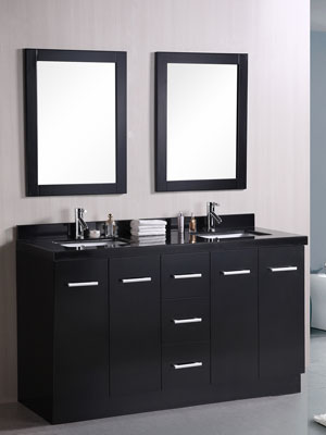 60" Cosmo Double Sink Vanity