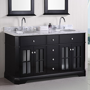 60" Imperial Double Sink Vanity