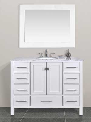 48" Ida Single Bath Vanity - Pure White