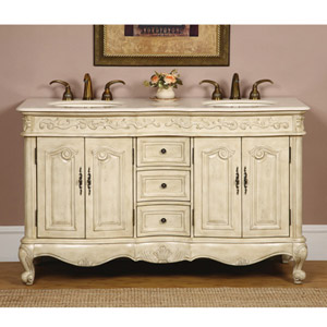 58" Petriano Double Sink Vanity