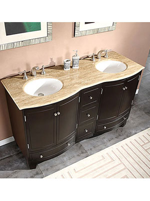 60" Delia Double Sink Vanity