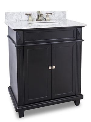 30" Jupiter Single Bath Vanity - Black