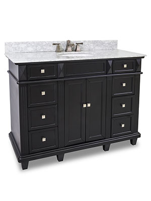 48" Jupiter Single Bath Vanity - Black