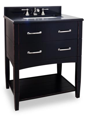 30.5" Myrtle Beach Single Bath Vanity - Black 30.5" Myrtle Beach Single Bath Vanity - Black