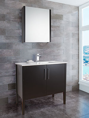 36" Maxine Single Bath Vanity - Espresso