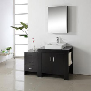 54" Veneto Single Bathroom Vanity
