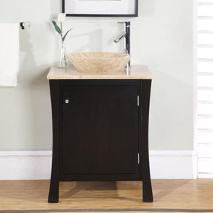 26" Maletto Single Vessel Sink Vanity