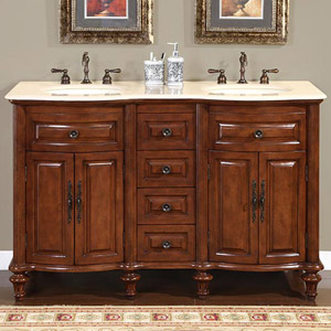 55" Caronia Double Sink Vanity