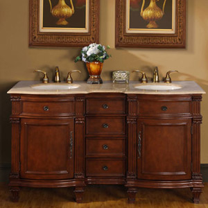 60" Ficarra Double Sink Vanity