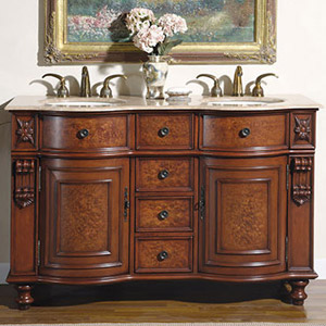 55" Mordano Double Sink Vanity